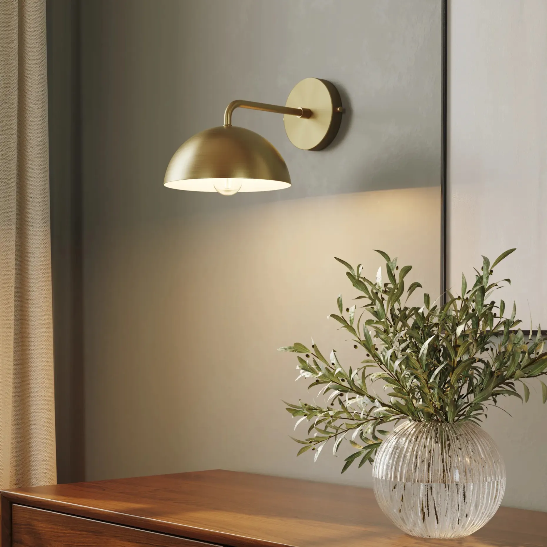 Gemma Sconce - Brass