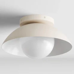 Gemma Small Flushmount Ceiling Light - Rice