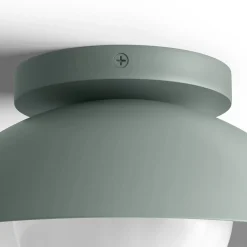Gemma Small Flushmount Ceiling Light - Green
