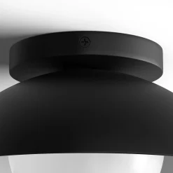 Gemma Small Flushmount Ceiling Light - Black