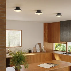 Gemma Small Flushmount Ceiling Light - Black