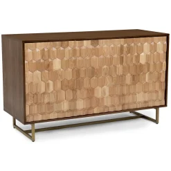 Geome 51" Sideboard - Walnut and Oak