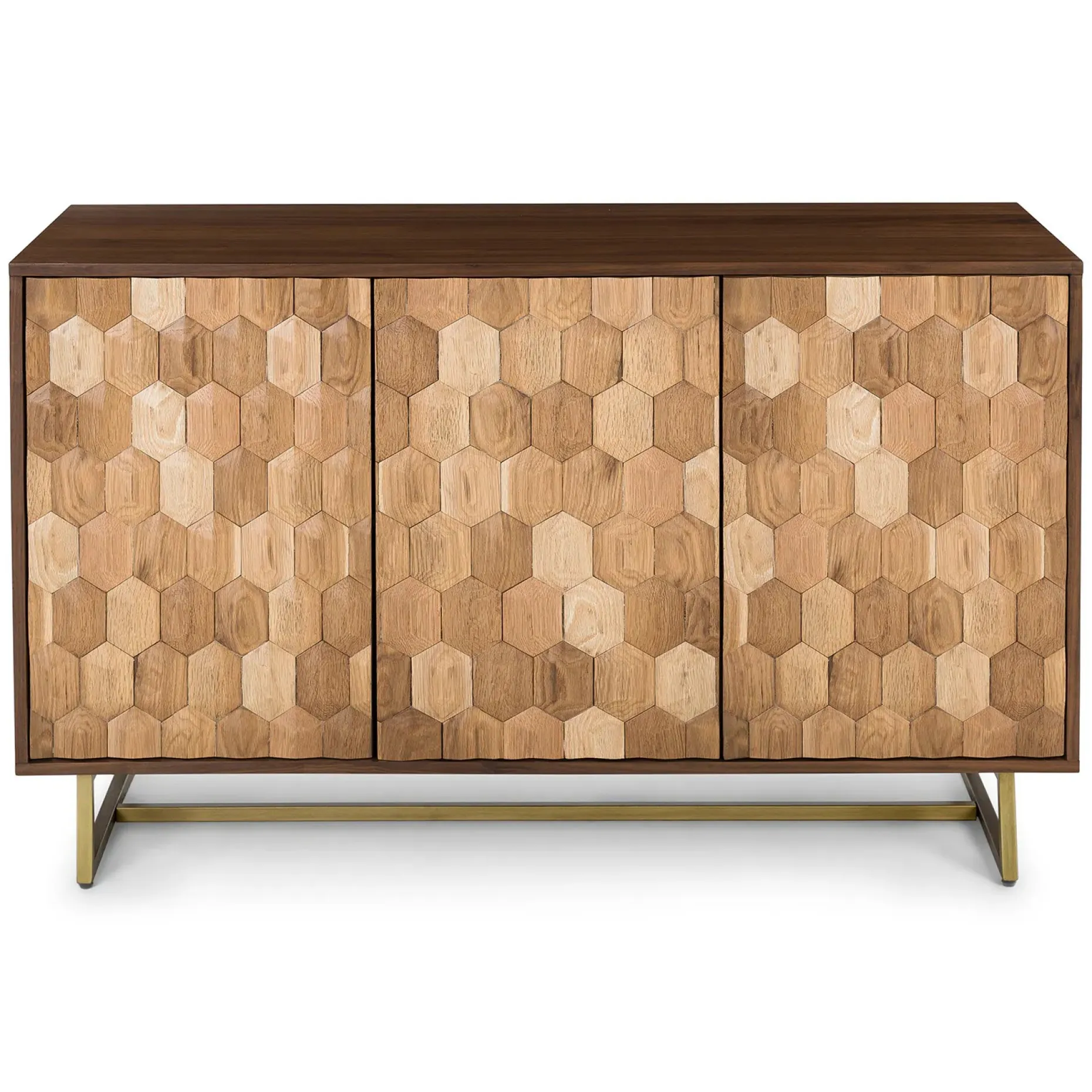 Geome 51" Sideboard - Walnut and Oak