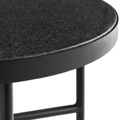 Gera Outdoor Side Table Set - Black Granite
