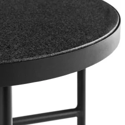 Gera Outdoor Small Side Table - Black Granite