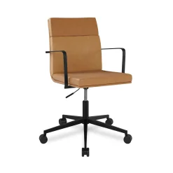 Gerven Leather Office Chair - Charme Tan