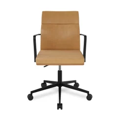 Gerven Leather Office Chair - Charme Tan