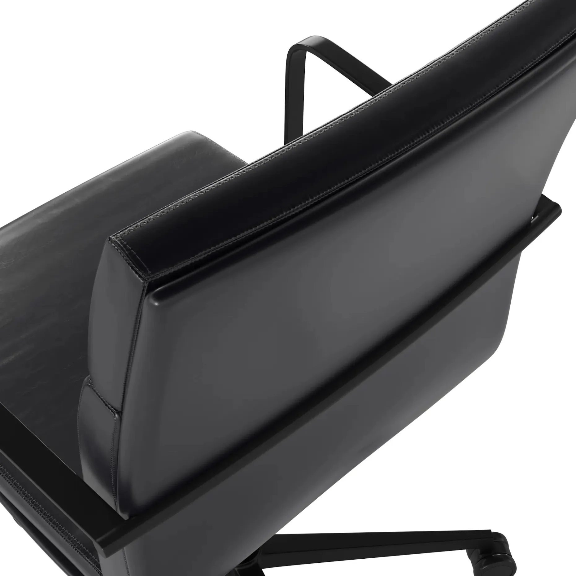 Gerven Leather Office Chair - Oxford Black