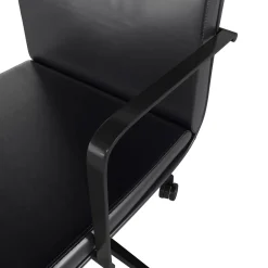 Gerven Leather Office Chair - Oxford Black