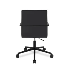Gerven Leather Office Chair - Oxford Black