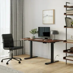 Gerven Leather Office Chair - Oxford Black