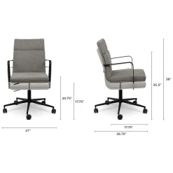 Gerven Office Chair - Cathedral Gray