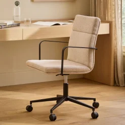 Gerven Office Chair - Cobblestone Ivory