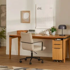 Gerven Office Chair - Cobblestone Ivory