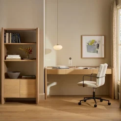 Gerven Office Chair - Cobblestone Ivory