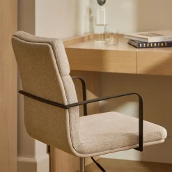 Gerven Office Chair - Cobblestone Ivory