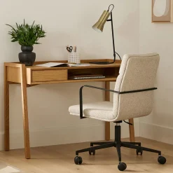 Gerven Office Chair - Cobblestone Ivory