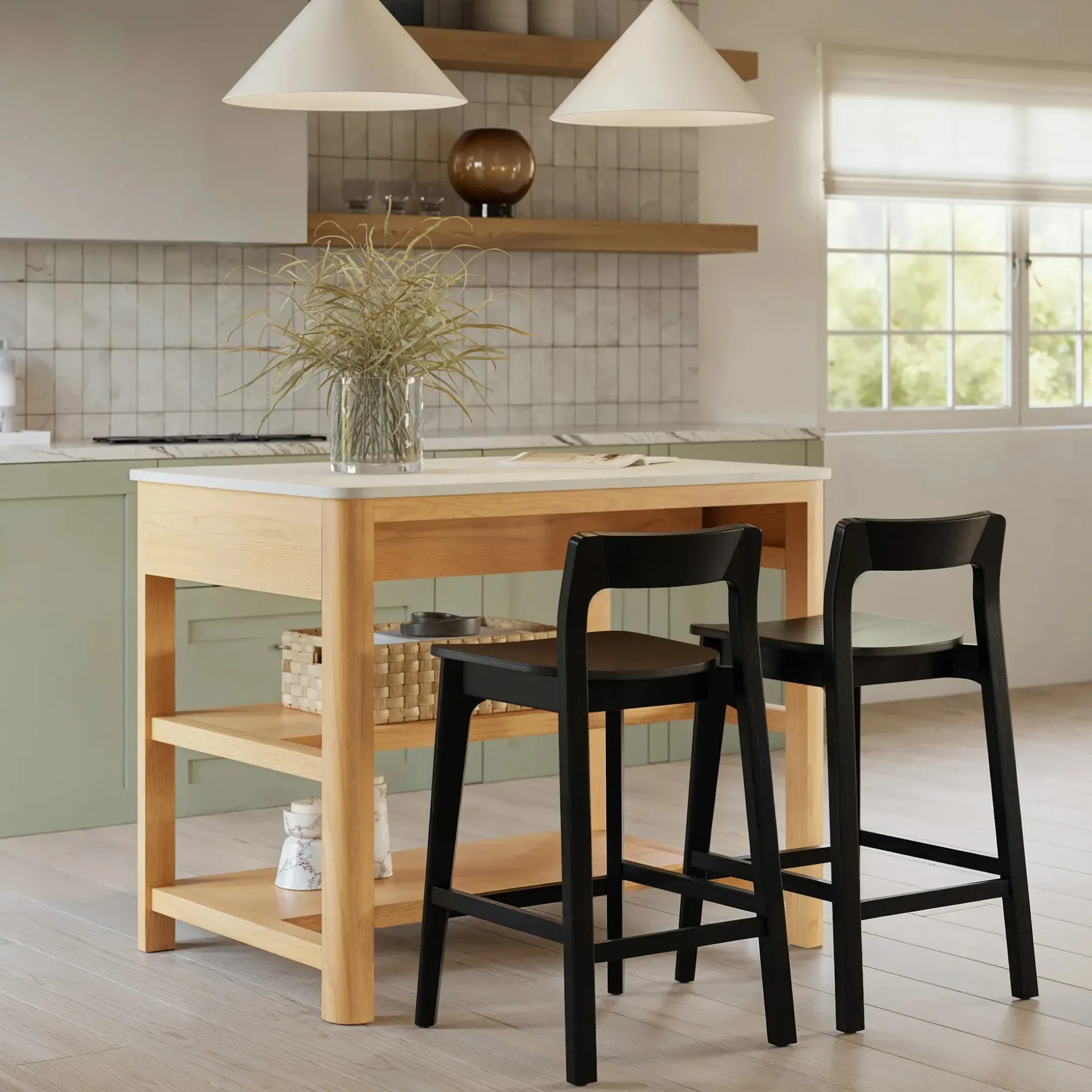 Gusfa Counter Stool - Black