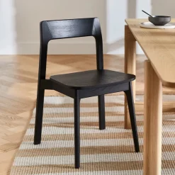 Gusfa Stackable Dining Chair - Black