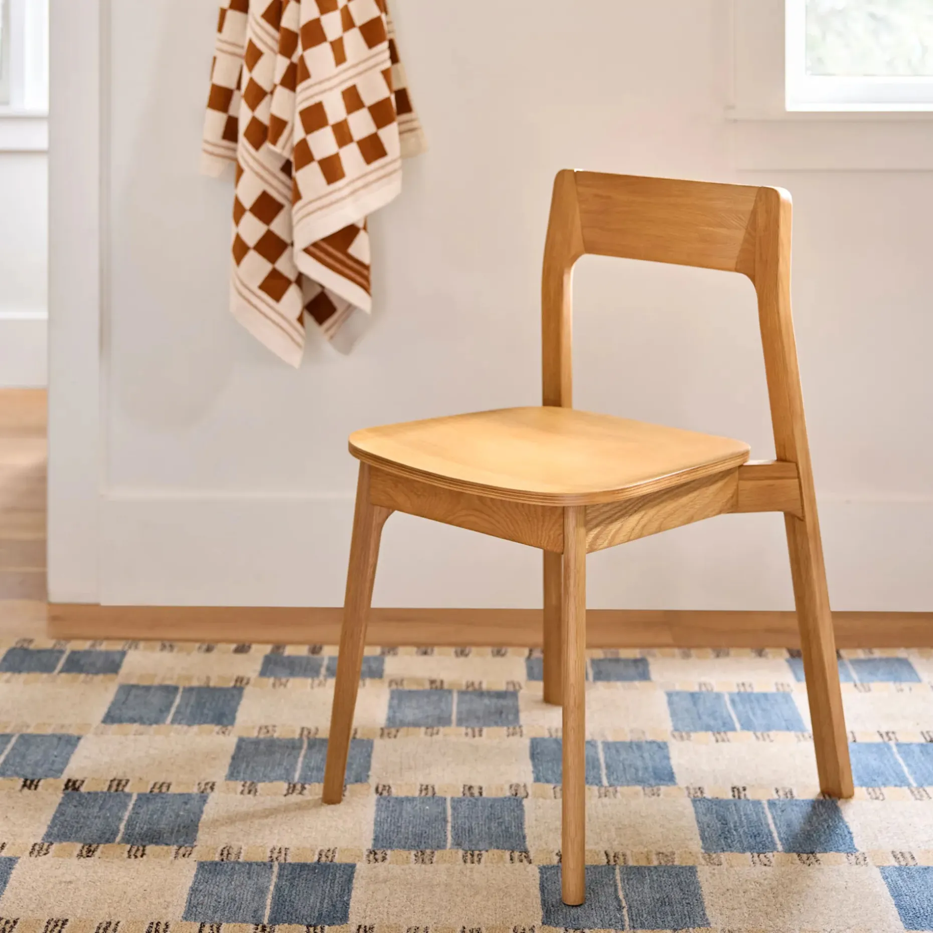 Gusfa Stackable Dining Chair - Oak