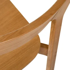 Gusfa Stackable Dining Chair - Oak