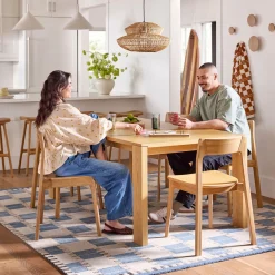 Gusfa Stackable Dining Chair - Oak