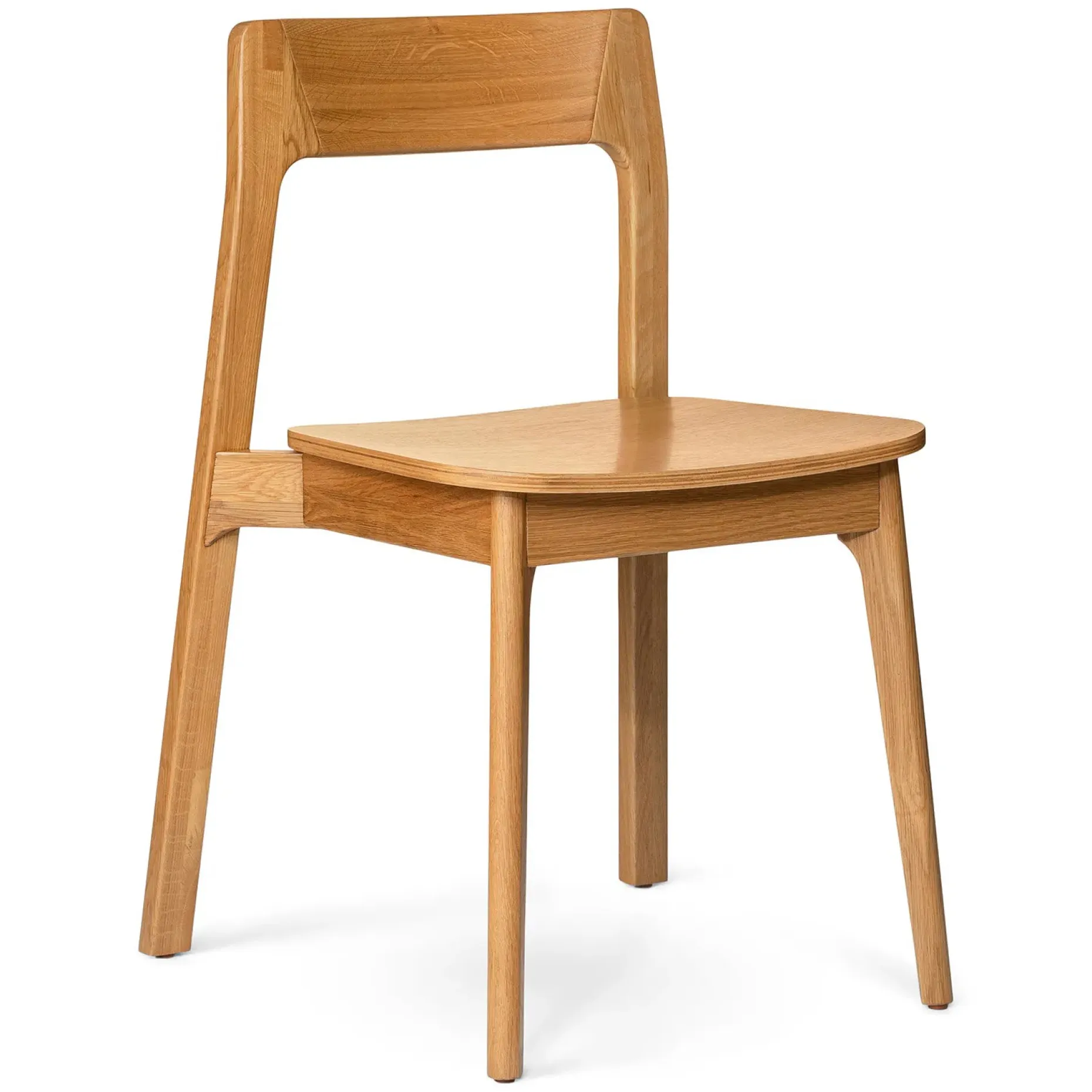 Gusfa Stackable Dining Chair - Oak