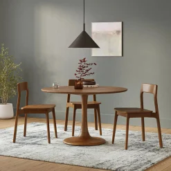Gusfa Stackable Dining Chair - Smoked Oak