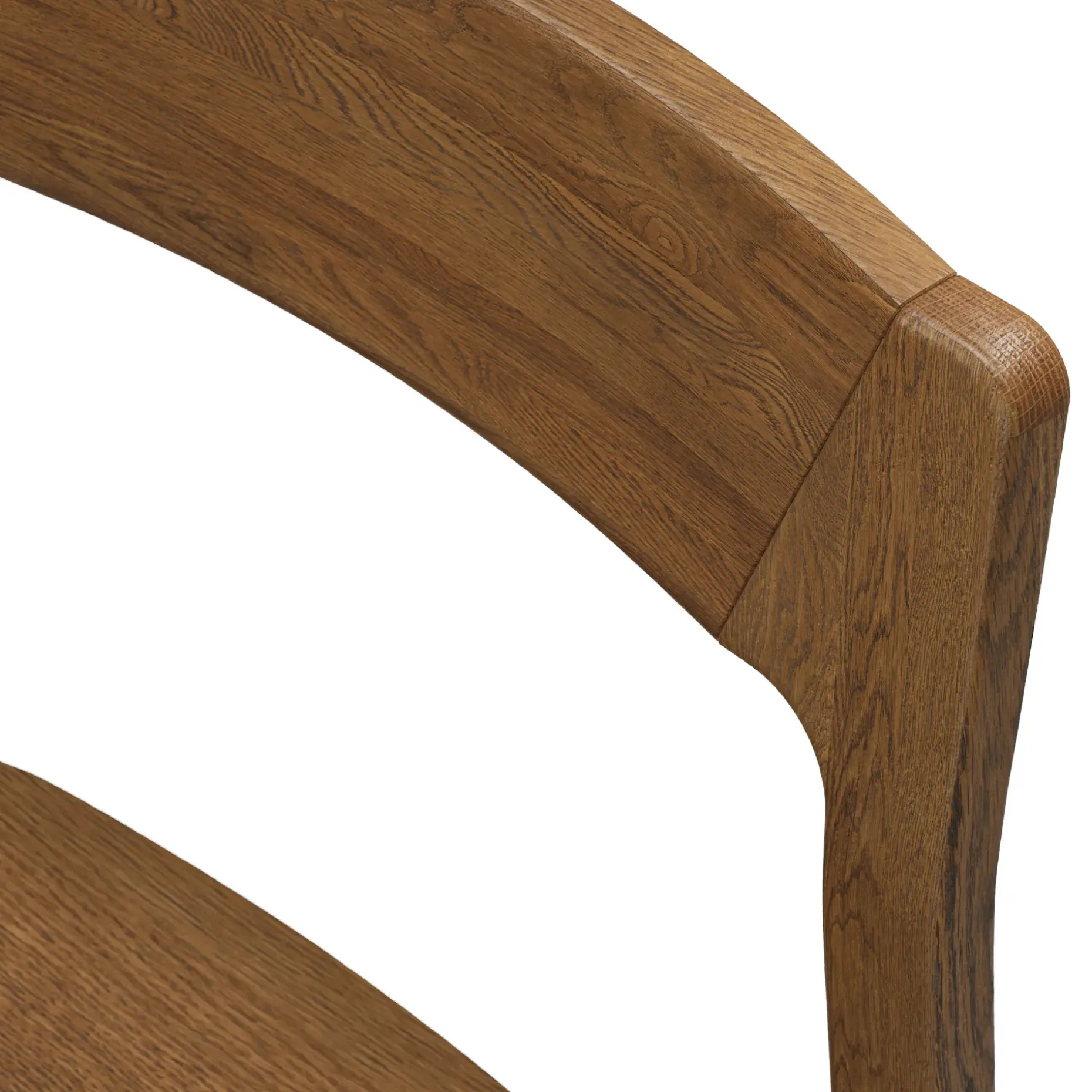 Gusfa Stackable Dining Chair - Smoked Oak