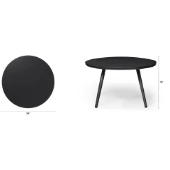 Halden Outdoor Large Side Table - Dark Charcoal