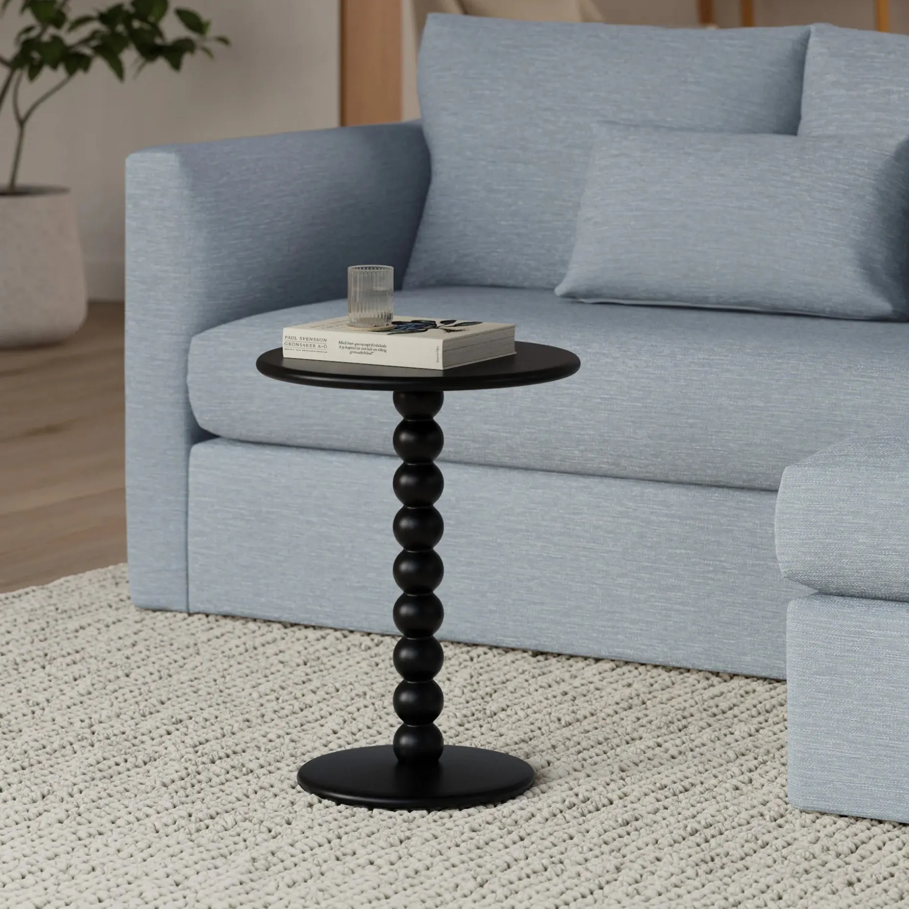 Hallie Side Table - Black