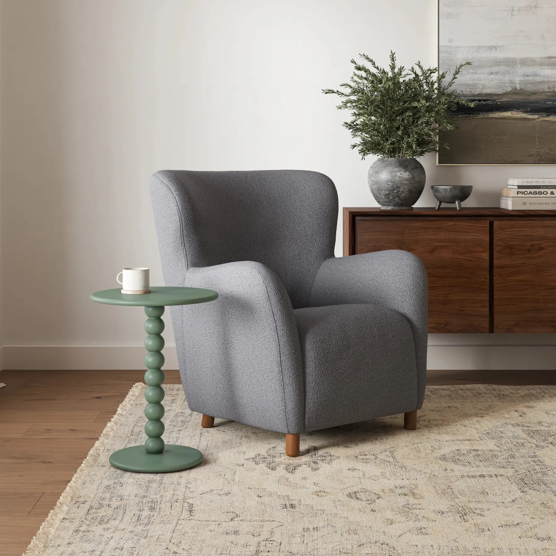 Hallie Side Table - Norfolk Green