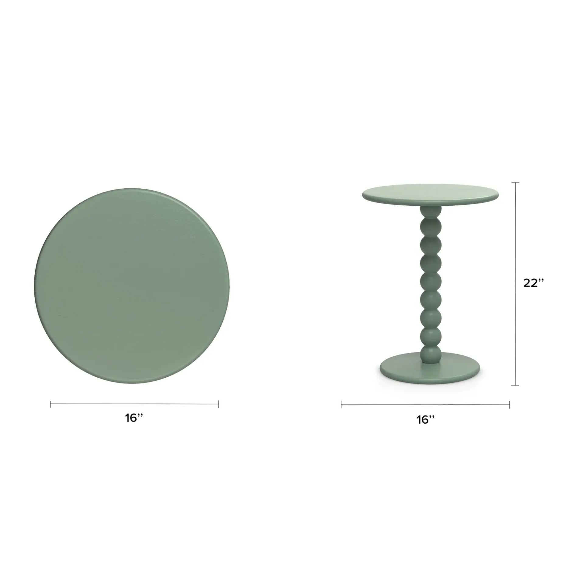 Hallie Side Table - Norfolk Green