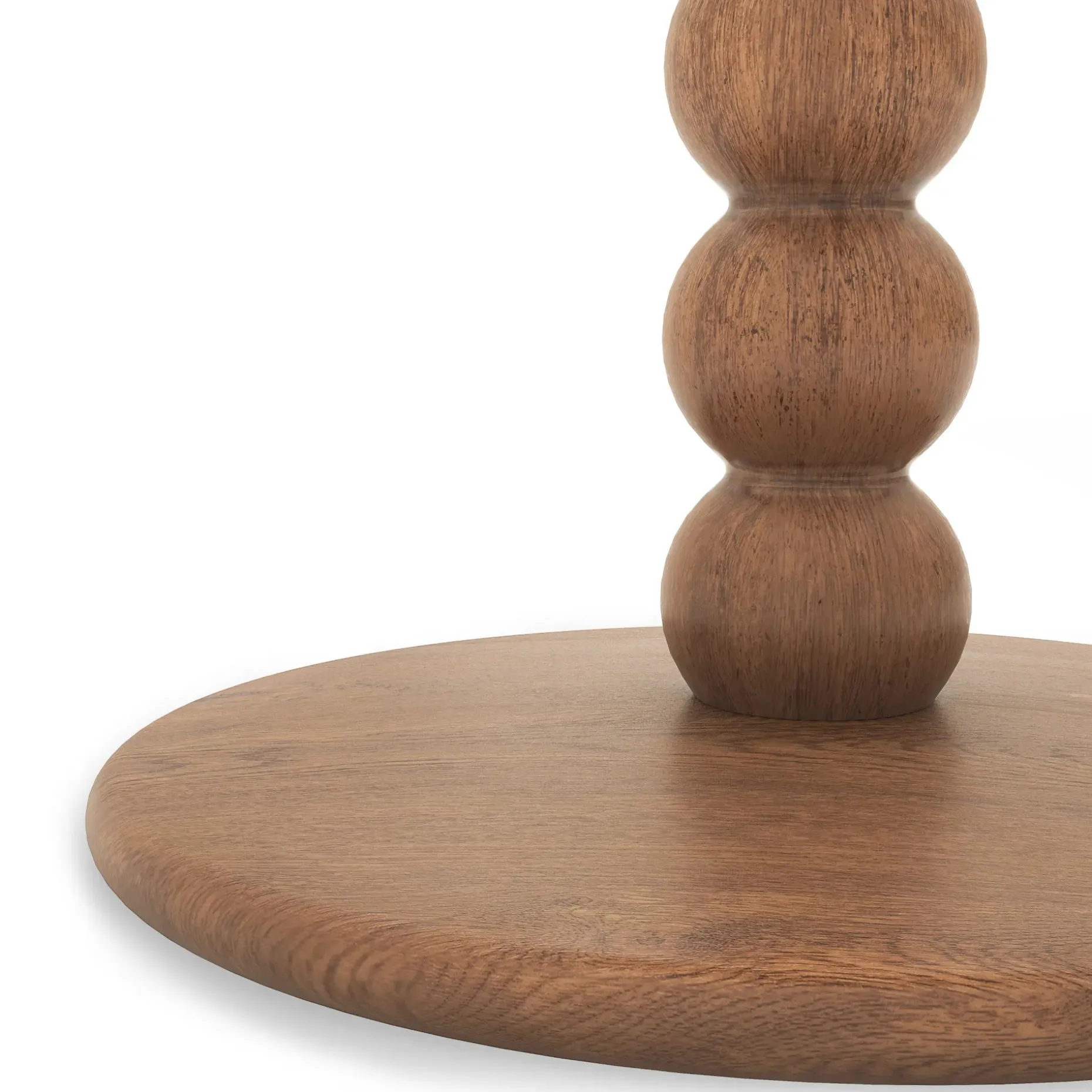 Hallie Side Table - Smoked Oak