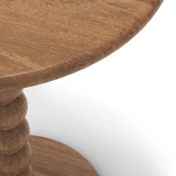 Hallie Side Table - Smoked Oak