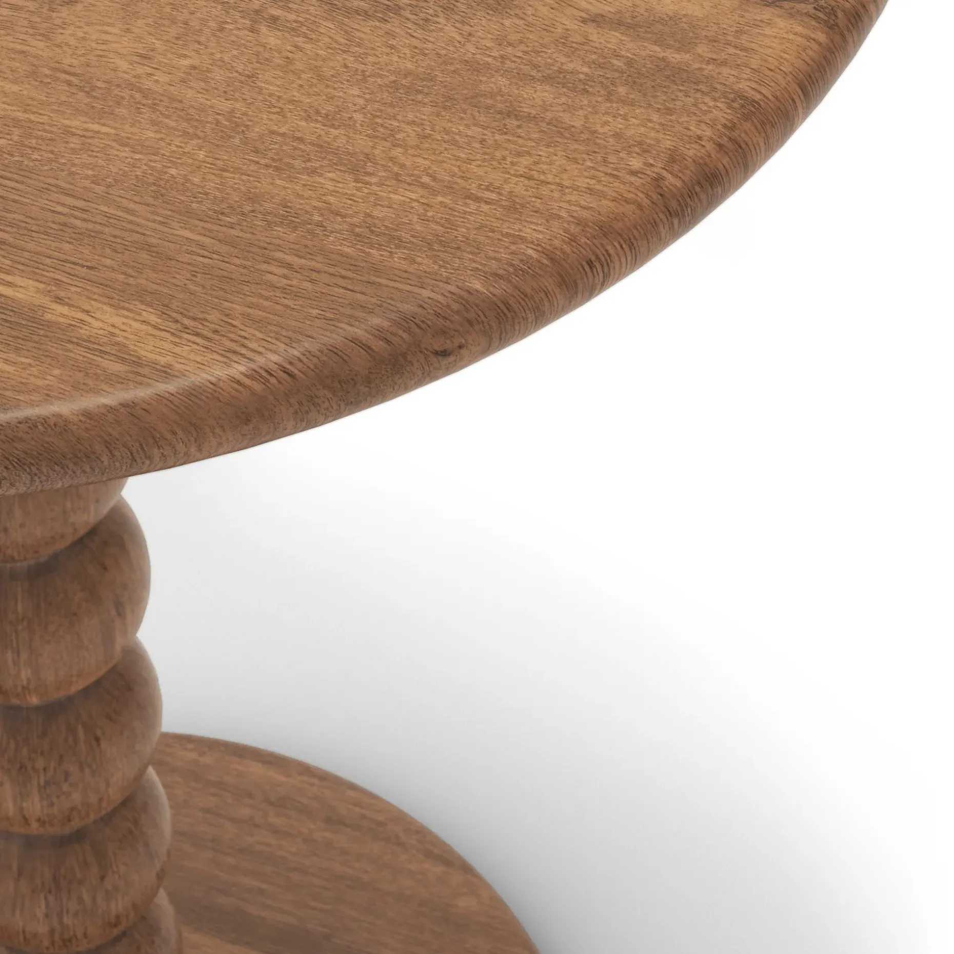 Hallie Side Table - Smoked Oak