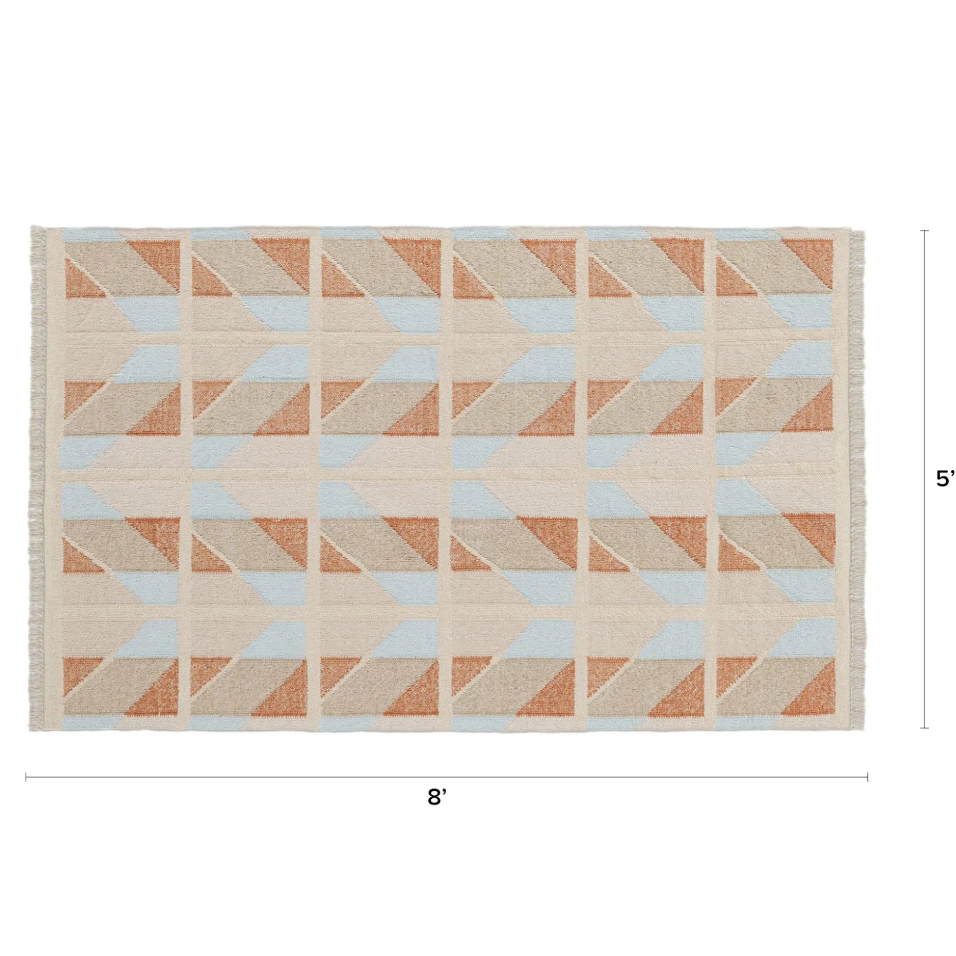 Hannes 5 x 8 Rug - Quilt Chevron