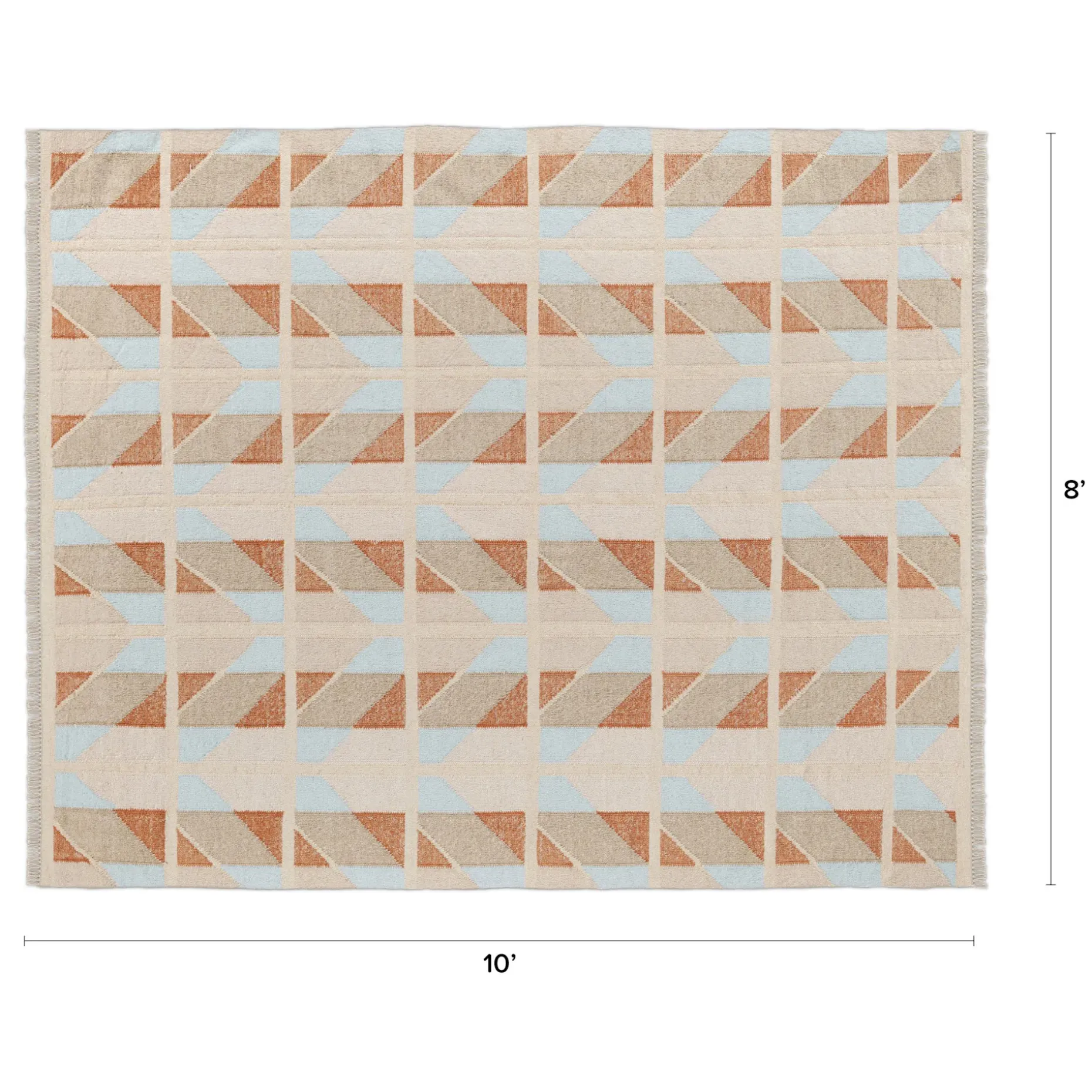 Hannes 8 x 10 Rug - Quilt Chevron