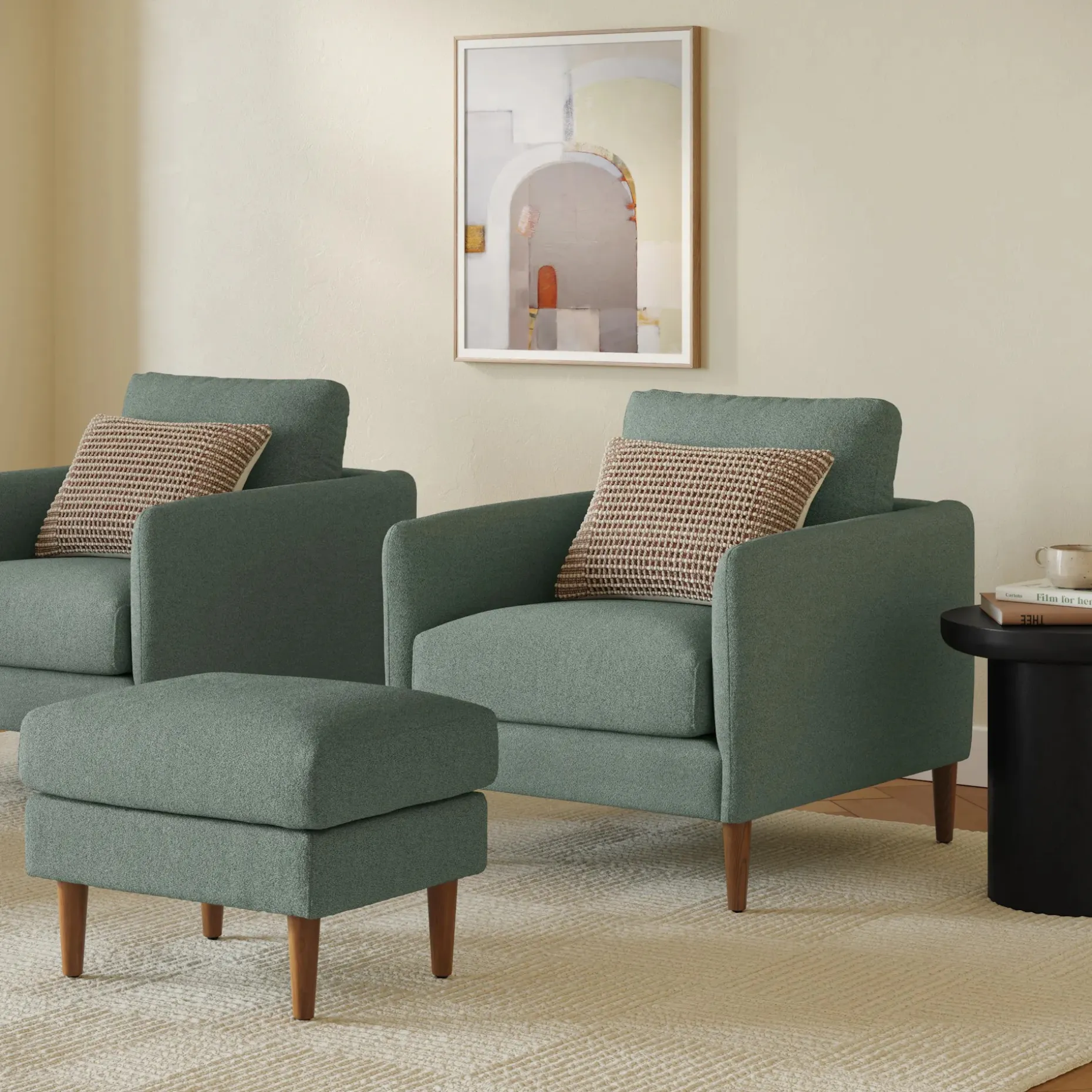 Hanson 32" Lounge Chair - Thistle Green