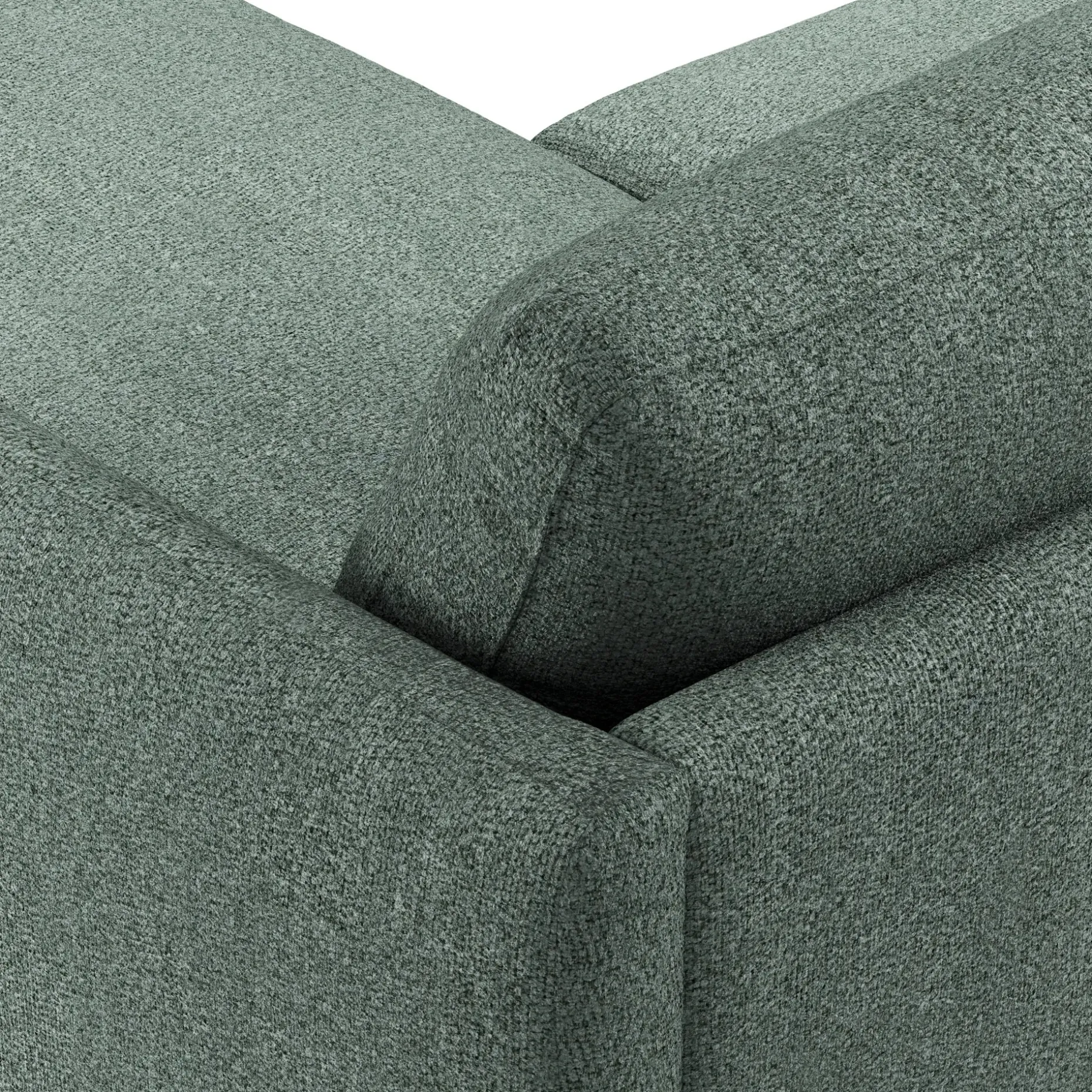 Hanson 88" Reversible Sectional - Thistle Green