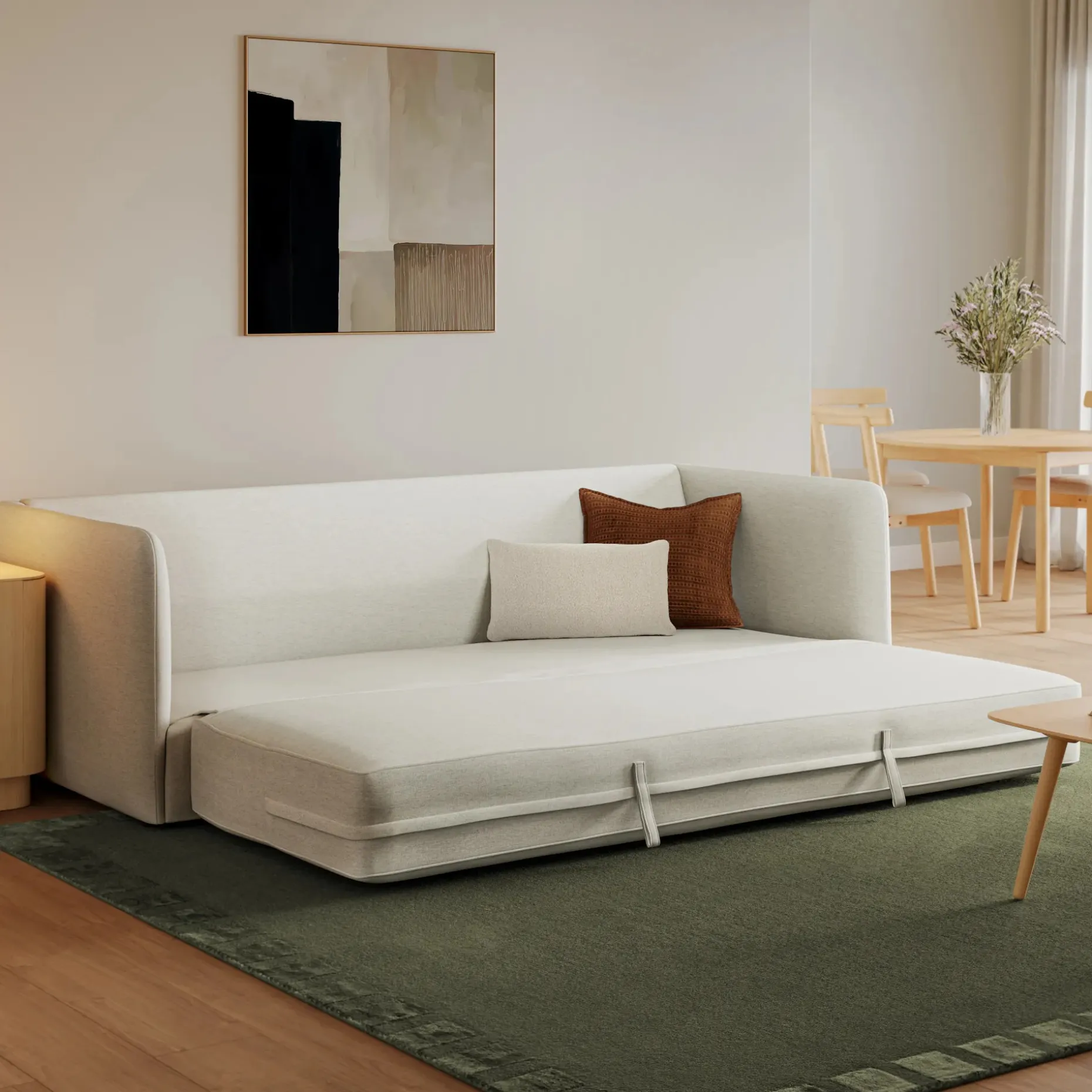 Hanson 88" Sofa Bed - Harbor Ivory