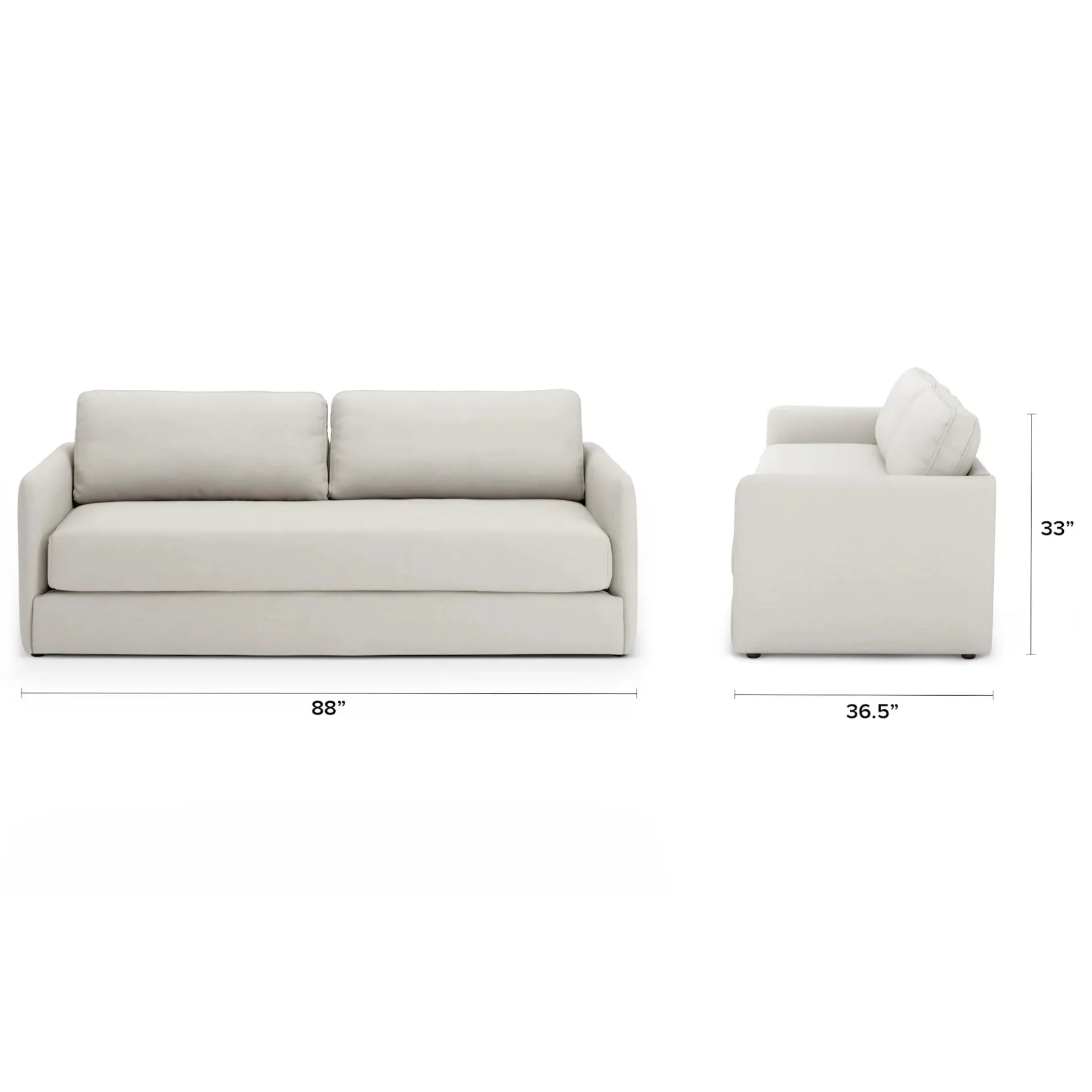 Hanson 88" Sofa Bed - Harbor Ivory