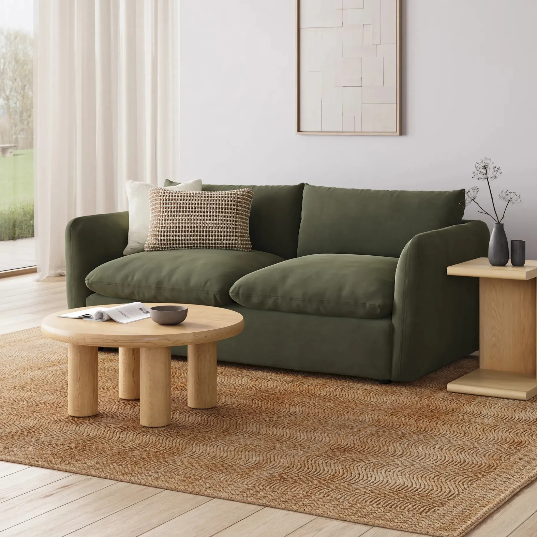 Haren 8 x 10 Rug - Rust