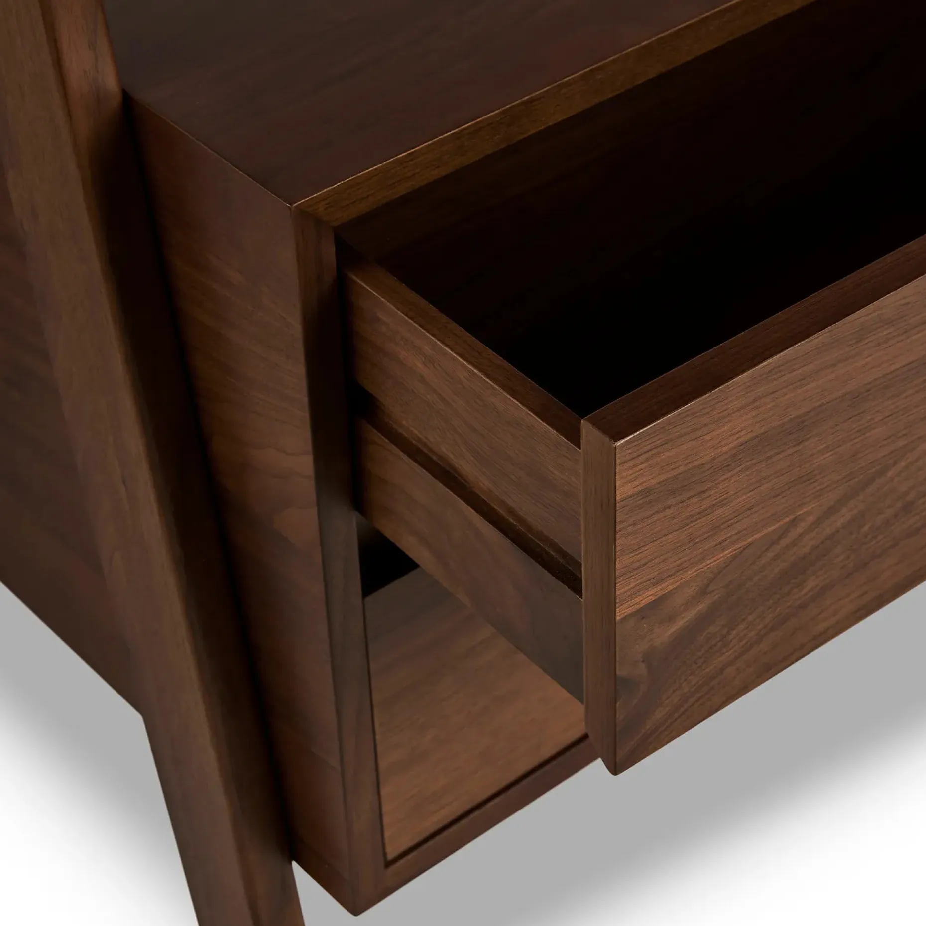 Harles 29.5" Shelving Unit with Storage - Walnut