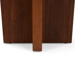 Harmon Checkerboard Side Table - Walnut