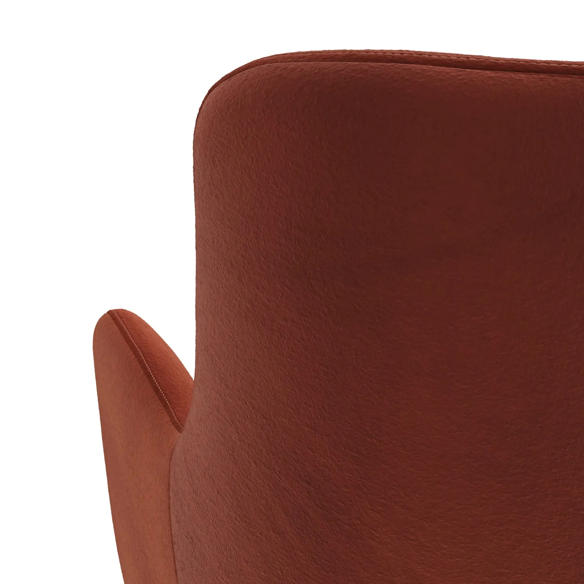 Harris Velvet Dining Armchair - Hale Rust
