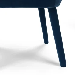 Harris Velvet Dining Armchair - Hale Navy