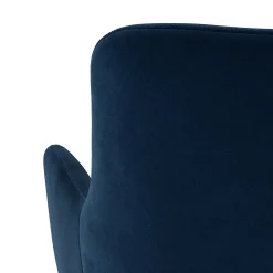 Harris Velvet Dining Armchair - Hale Navy