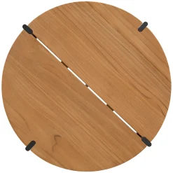Haskel Outdoor Side Table - Shield Teak