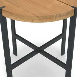 Haskel Outdoor Side Table - Shield Teak